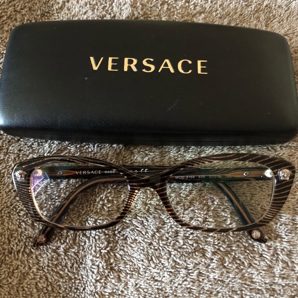 Versace cats eye   eyeglasses